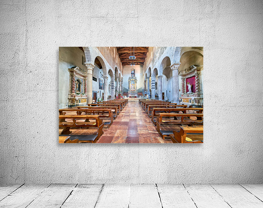 Exploring the church of san michele in borgo in pisa tuscany Wall Preview
