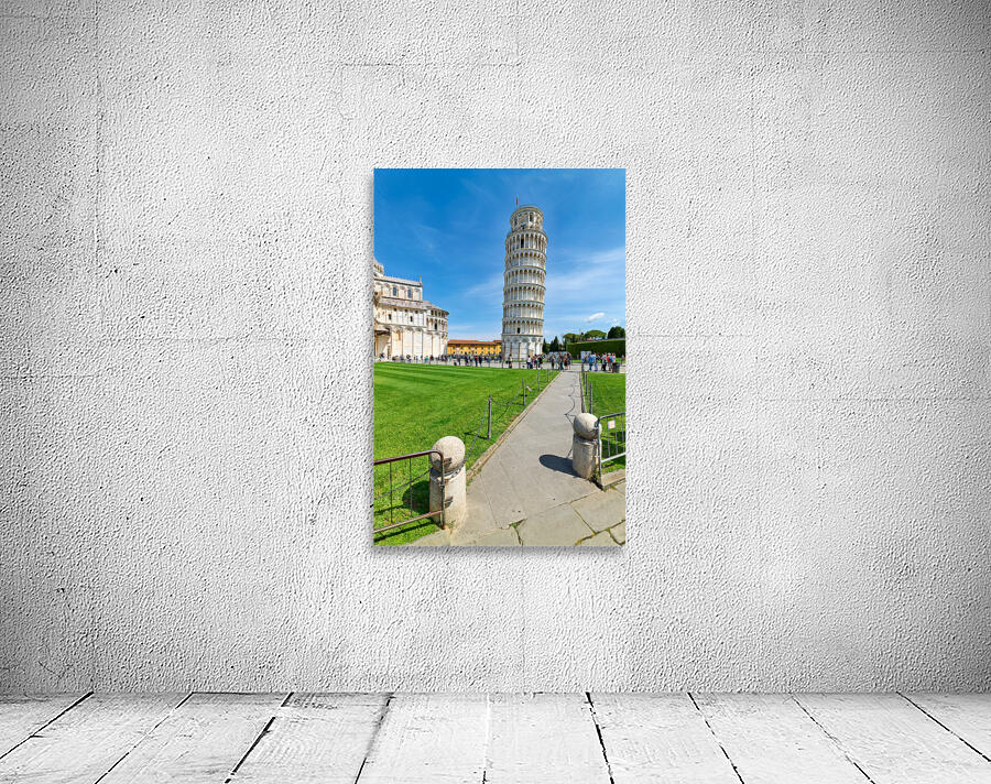 Exploring the Leaning Tower in Piazza dei Miracoli Pisa Wall Preview