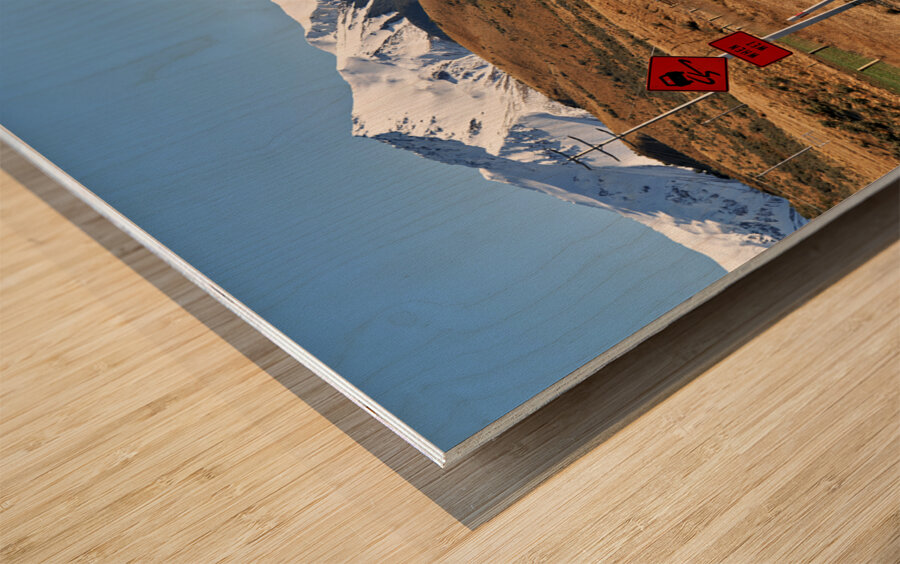 New Zealand. Southern Alps. Driving to Arthur Pass on State Highway 73 Wood print