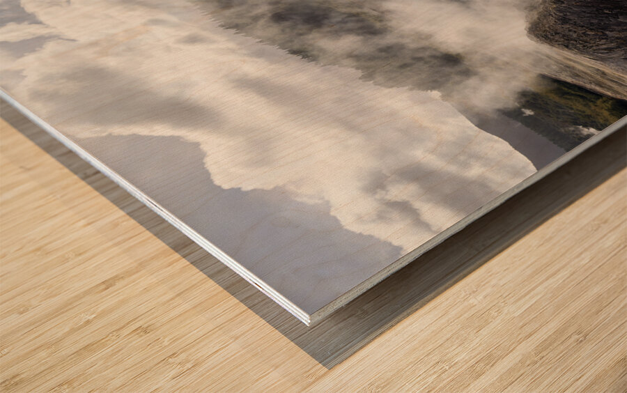 Rotorua. New Zealand. Waiotapu Thermal Wonderland Wood print