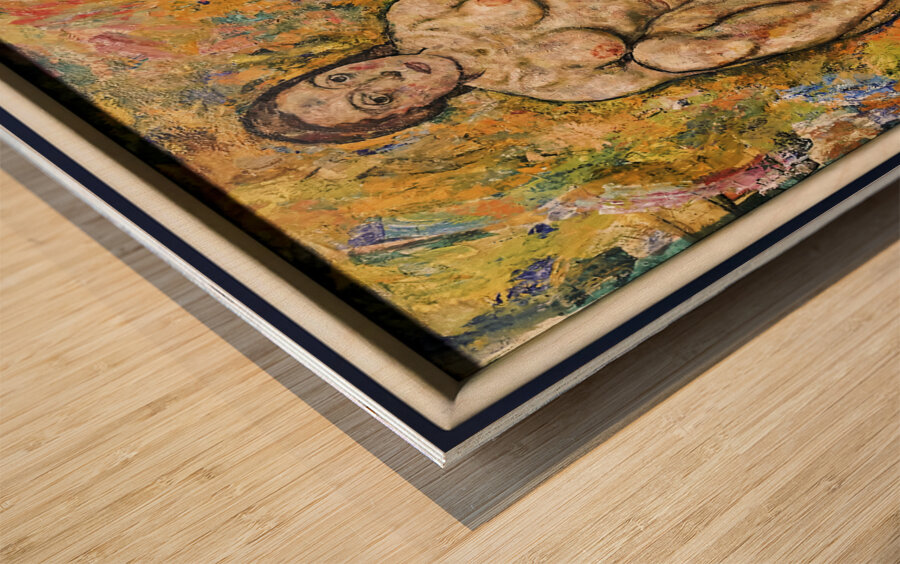 Egon Schiele - Squatting Women 1918 - Leopold Museum Vienna Austria Wood print