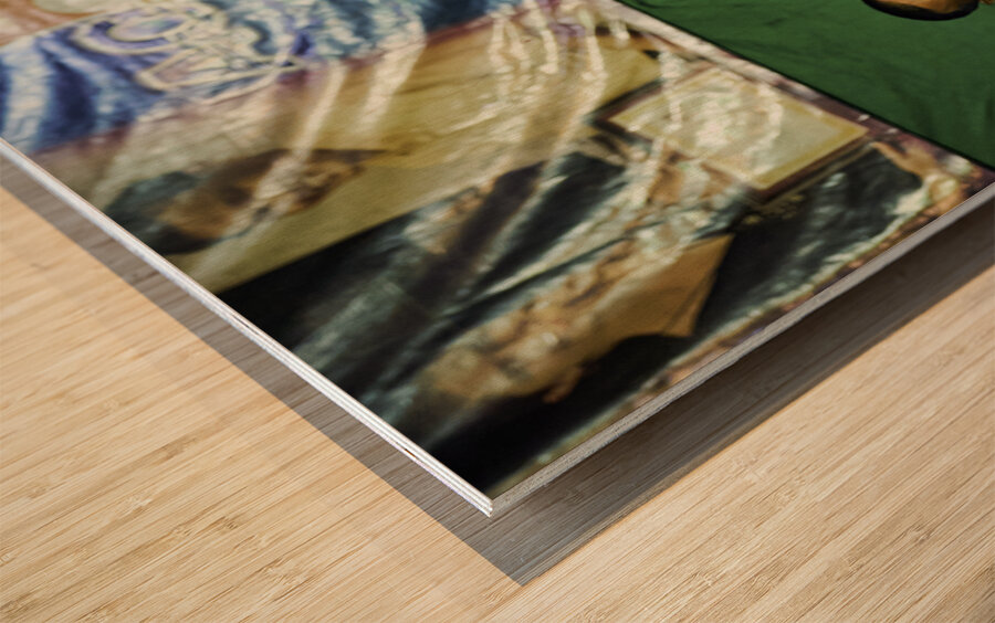 Traditional khmer dances performance in a orphanage of Siem Reap. Cambodia Wood print