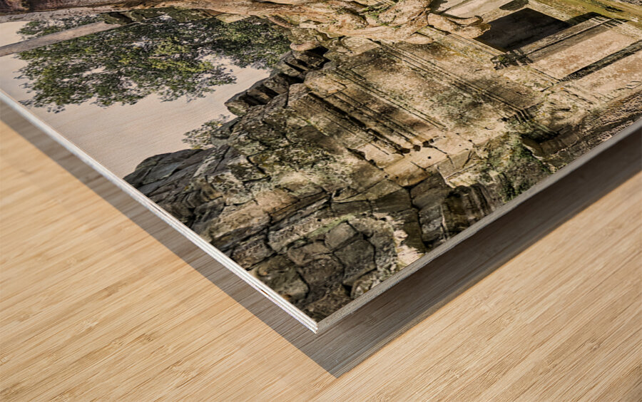 Preah Kahn temple. Siem Reap. Cambodia Wood print