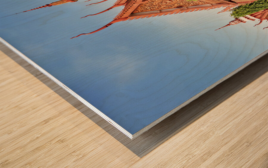 The National Museum of Phnom Penh Cambodia Wood print