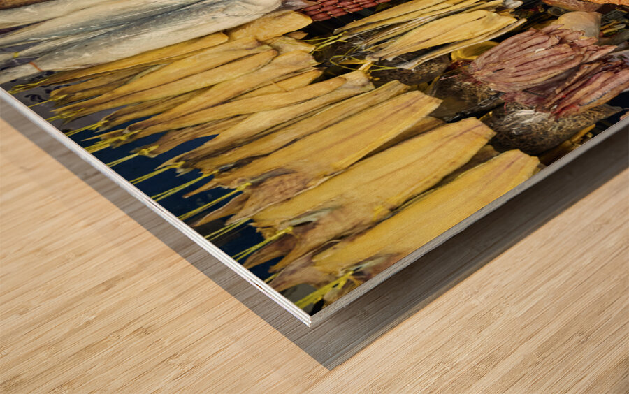 Central Market Psah Thom Thmey of Phnom Penh Cambodia Wood print