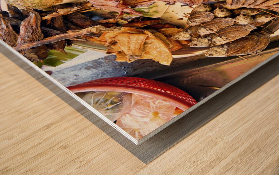 Central Market Psah Thom Thmey of Phnom Penh Cambodia Wood print