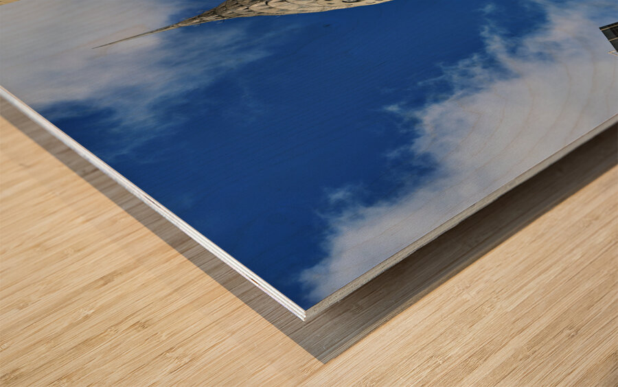 New York. Manhattan. United States. The Chrysler Building Wood print