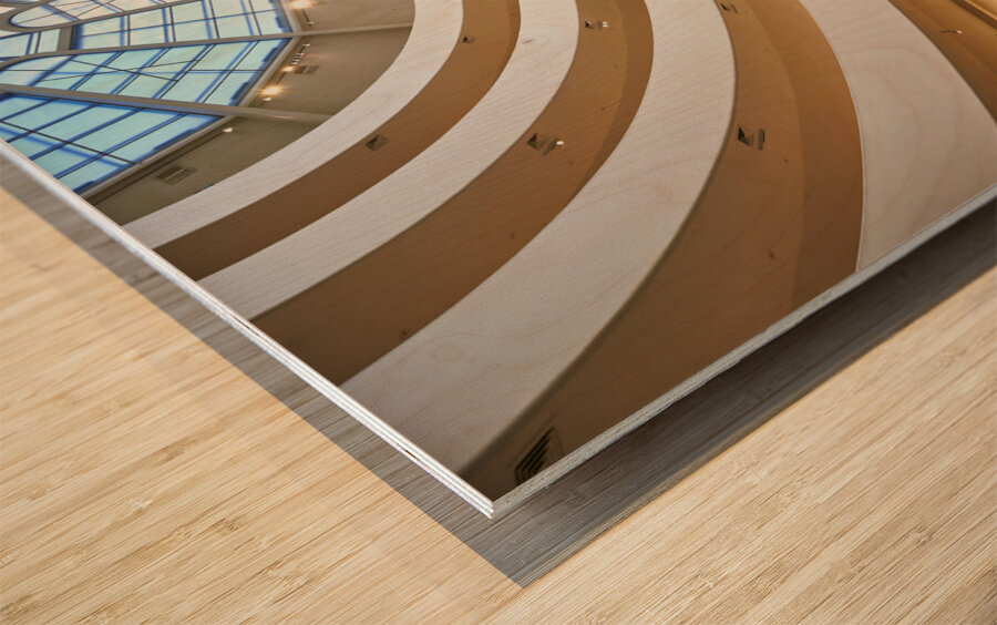 UNITED STATES. New York. Guggenheim museum Wood print