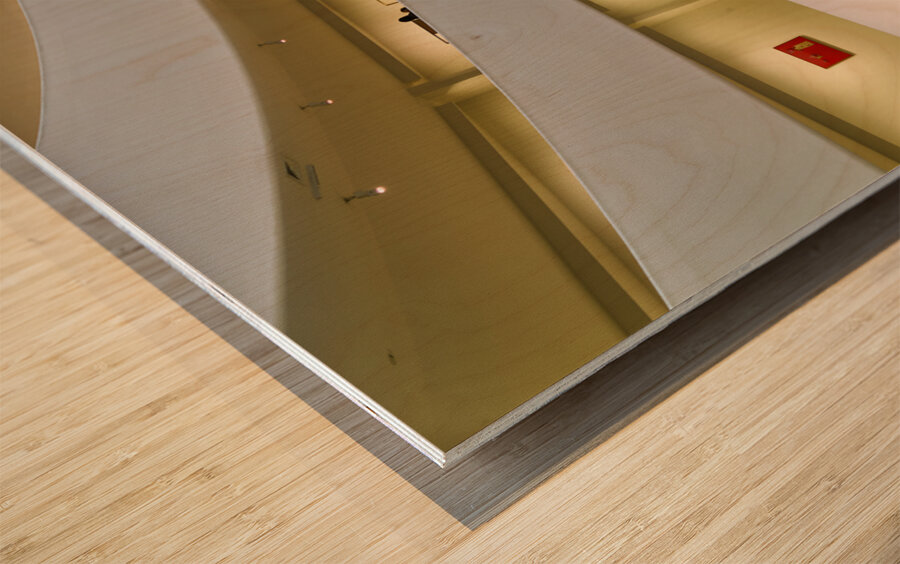 New York. Manhattan. United States. Solomon R. Guggenheim Museum Wood print