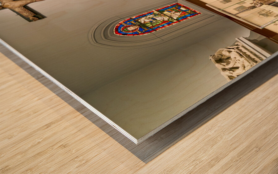 New York. Manhattan. United States. The Metropolitan Museum of Art. Medieval Art Wood print