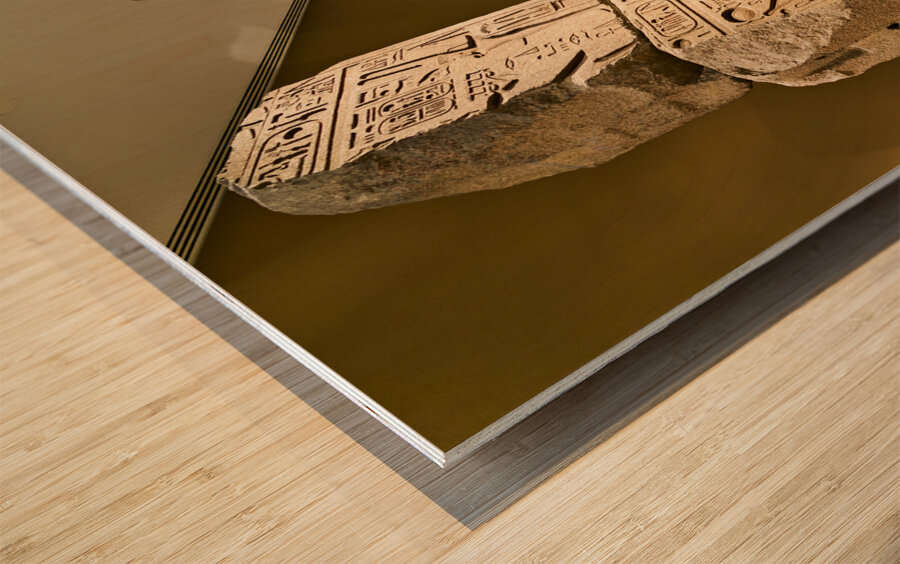 New York. Manhattan. United States. The Metropolitan Museum of Art. Egyptian Art Wood print