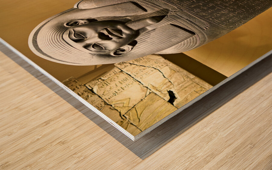 New York. Manhattan. United States. The Metropolitan Museum of Art. Egyptian Art Wood print