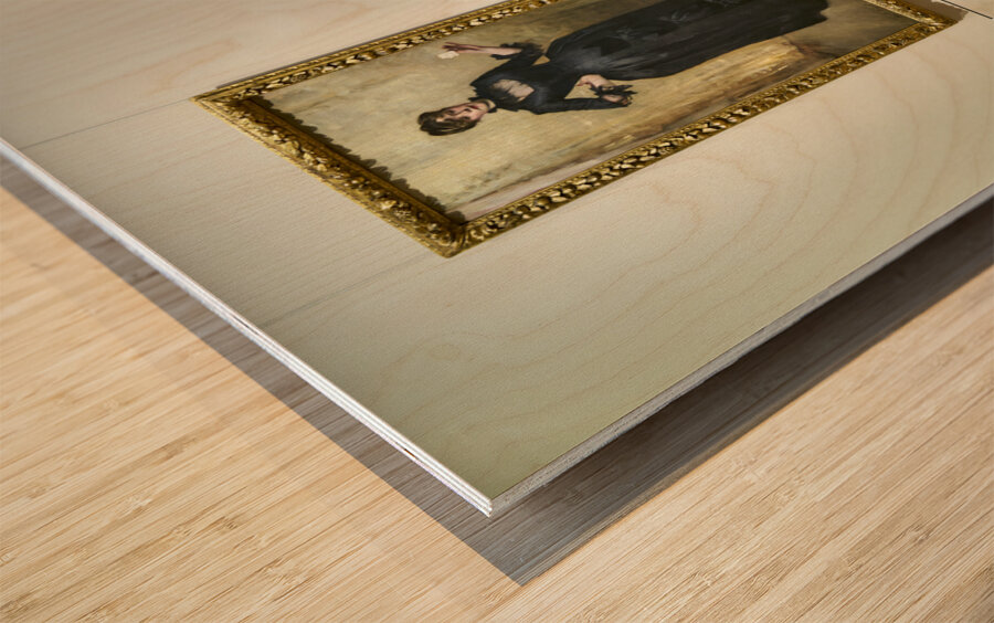 New York. Manhattan. United States. The Metropolitan Museum of Art. John Singer Sargent. Lady with the rose - Madame X Wood print