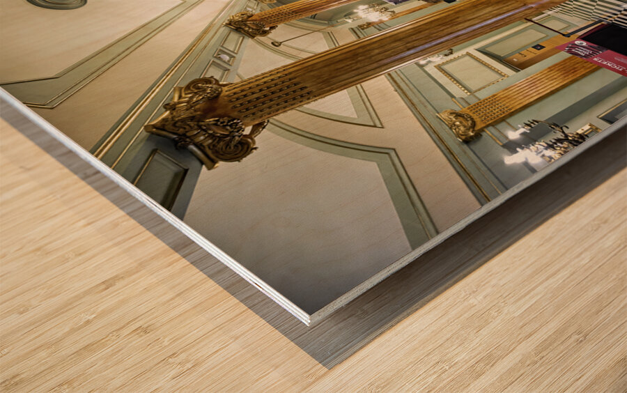 Barcelona. Catalonia. Spain. The Gran Teatre del Liceu Opera House Wood print