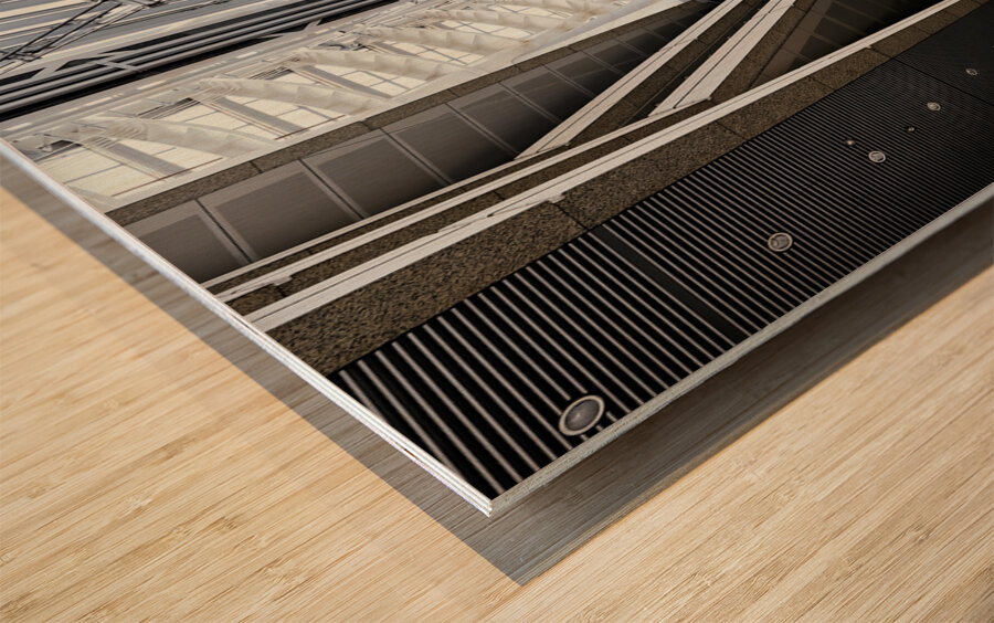 Japan. Tokyo. The International Forum Wood print