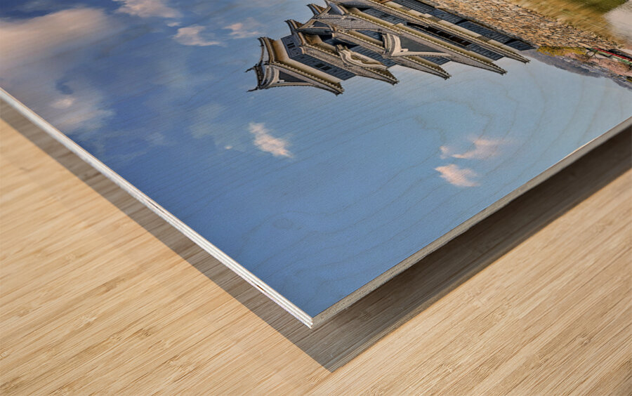 Japan. Matsumoto Castle Wood print