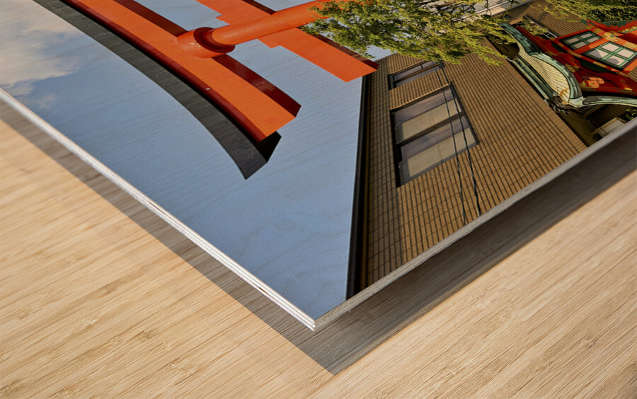 Japan. Kyoto. Fushimi Inari Taisha Shrine Wood print