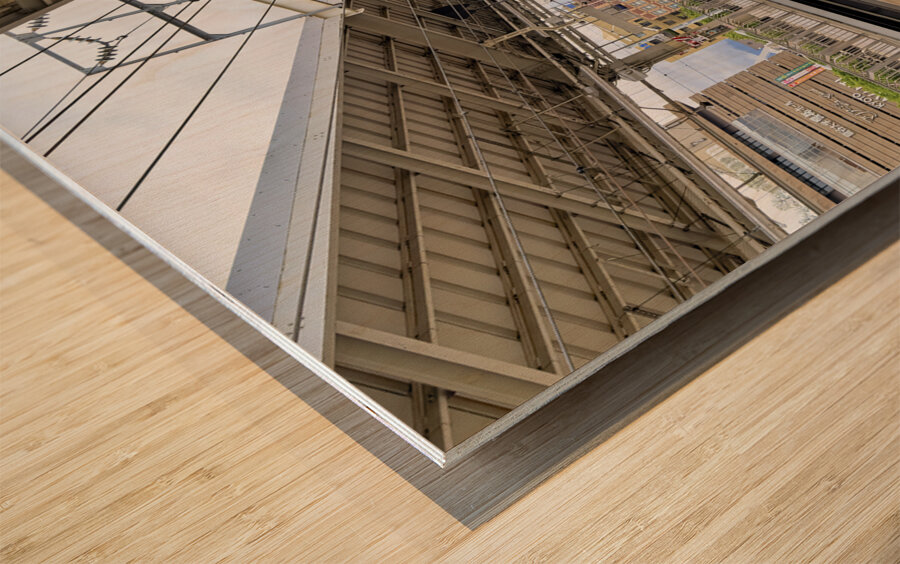 Japan. Kyoto Station. Shinkansen bullet train Wood print