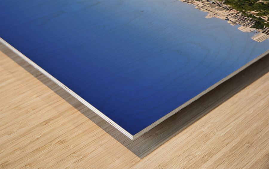 Jerusalem Israel. The ramparts of the old city Wood print