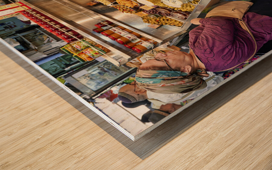 Jerusalem Israel. Mahane Yehuda Market Wood print