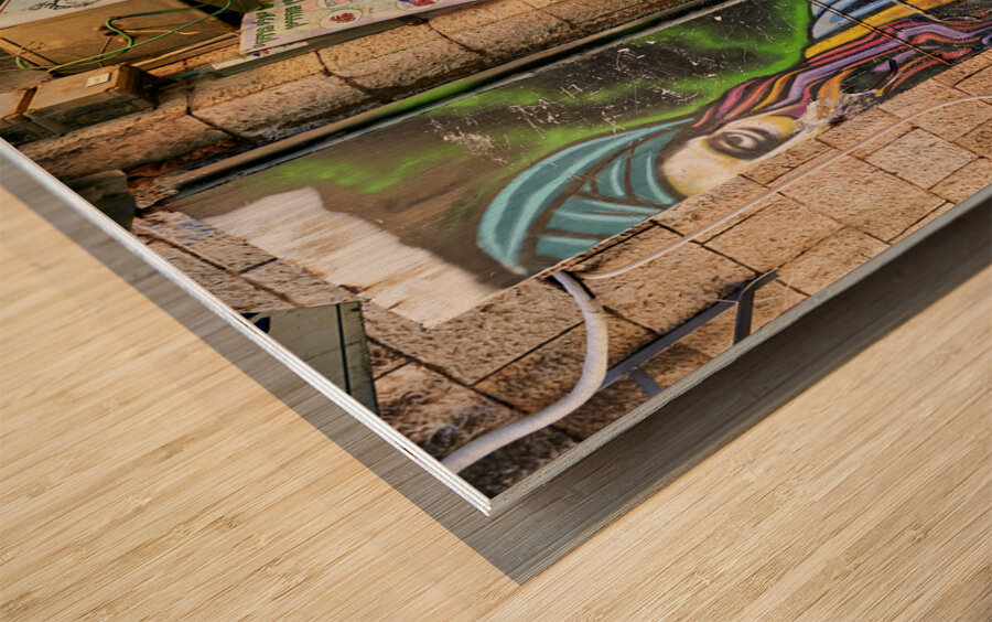 Jerusalem Israel. Mahane Yehuda Market Wood print