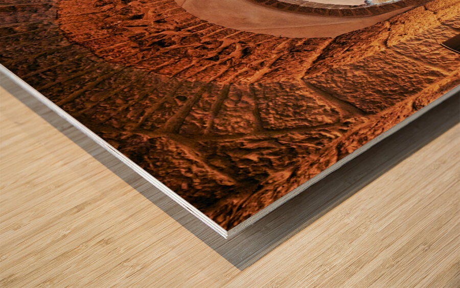 Jerusalem Israel. Orthodox jews praying at the wailing wall Wood print