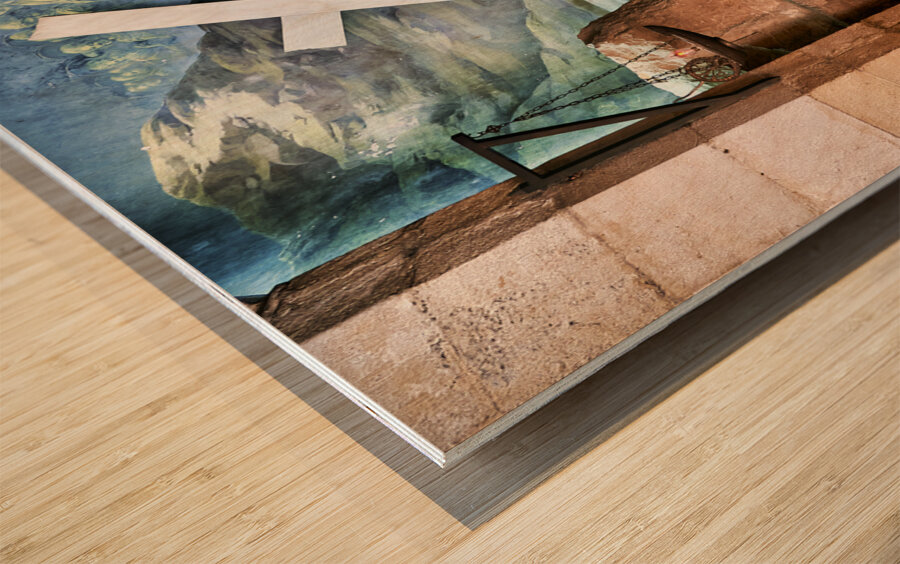 Jerusalem Israel. Church of St. Mary of agony Wood print