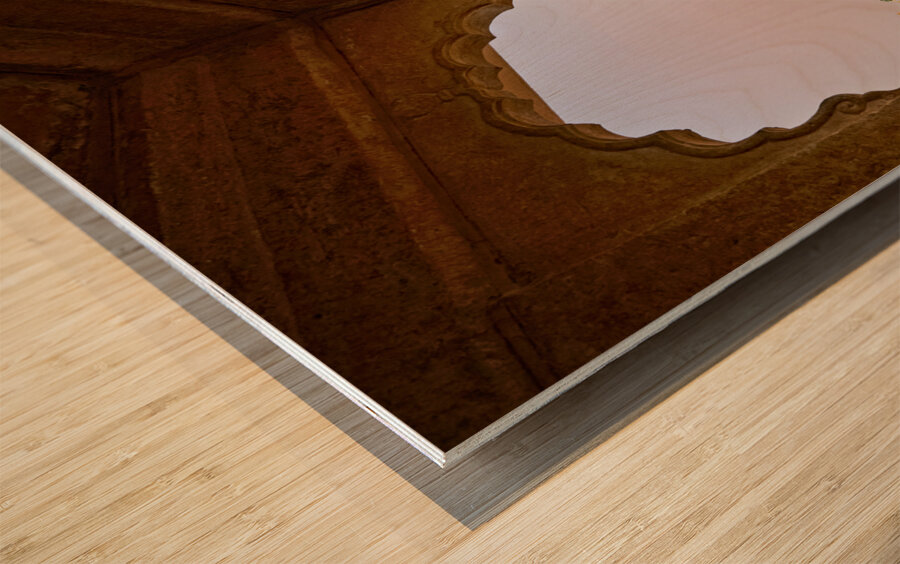 India Rajasthan jaisalmer. The walls at sunset Wood print