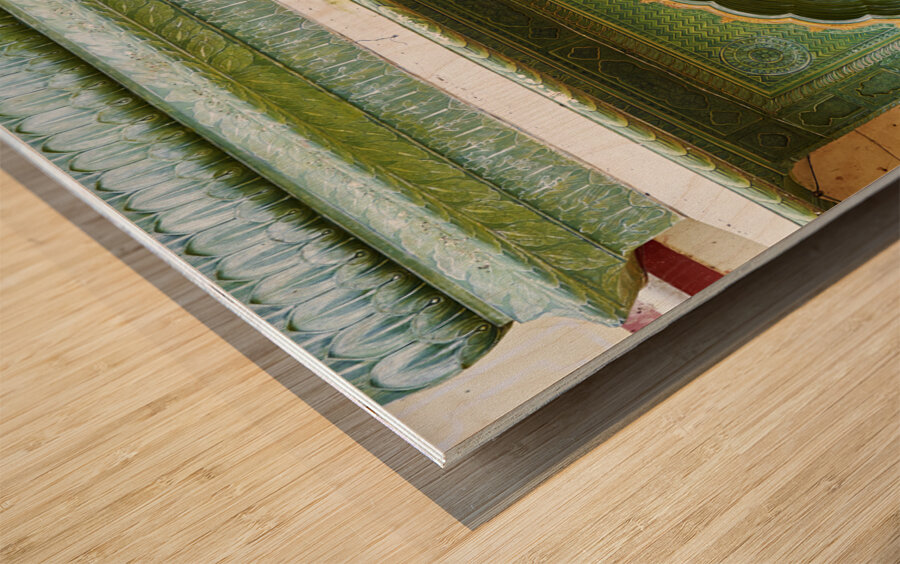 India Rajasthan Jaipur. City Palace Wood print