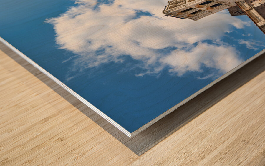 Vezelay Abbey. Bourgogne France. Wood print