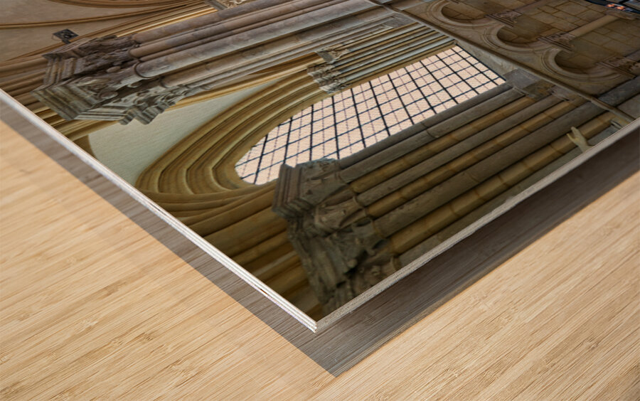 Vezelay Abbey. Bourgogne France. Wood print