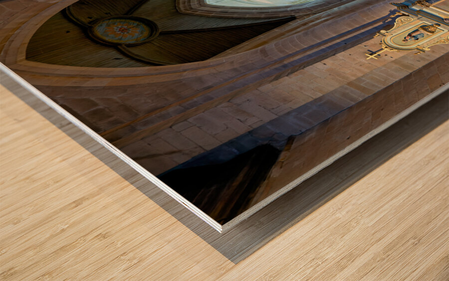 Dinan Brittany France. Basilica of St Saviour Wood print