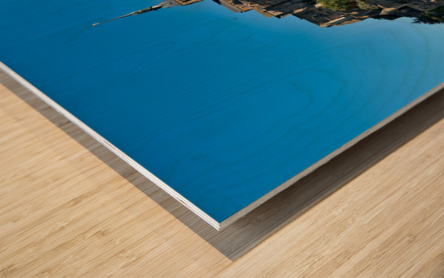 Mont Saint Michel Normandy France. Wood print