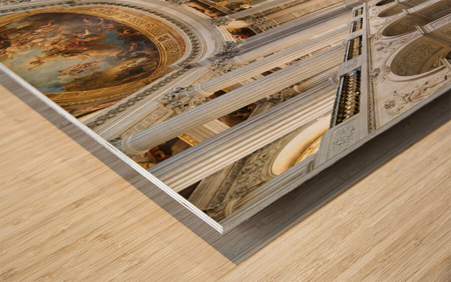 The Palace of Versailles. Paris France. The Royal Chapel Wood print