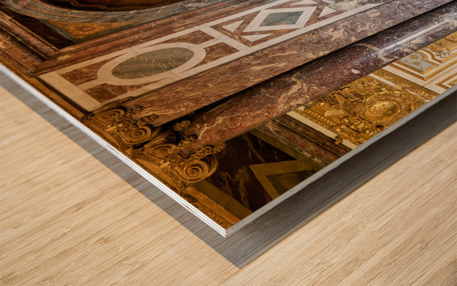 The Palace of Versailles. Paris France. Wood print