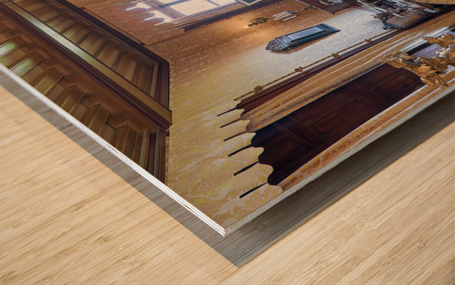 Chaumont France. Chateau de Chaumont sur Loire Wood print