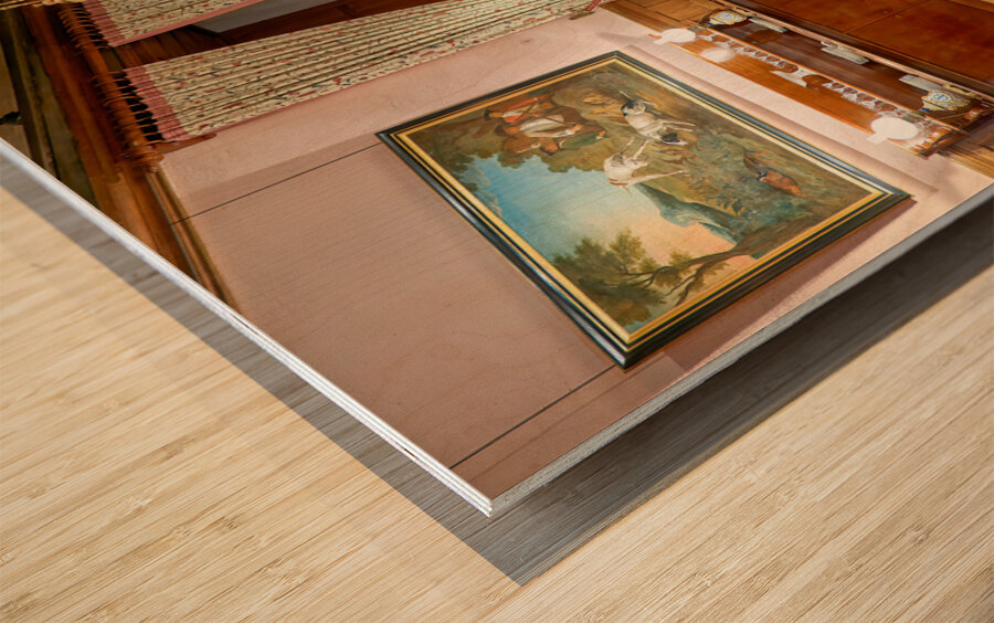 Chateau dAzay le Rideau. Loire Valley. France. Wood print