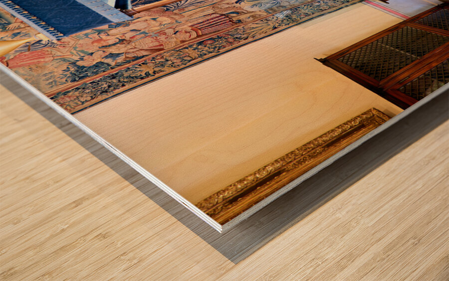 Chateau de Chenonceau. France. Wood print