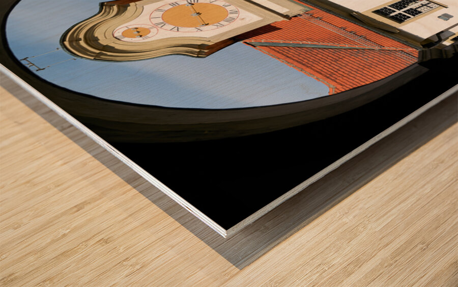 Germany Bavaria Romantic Road. Fussen. Benediktinerkloster St. Mang Wood print