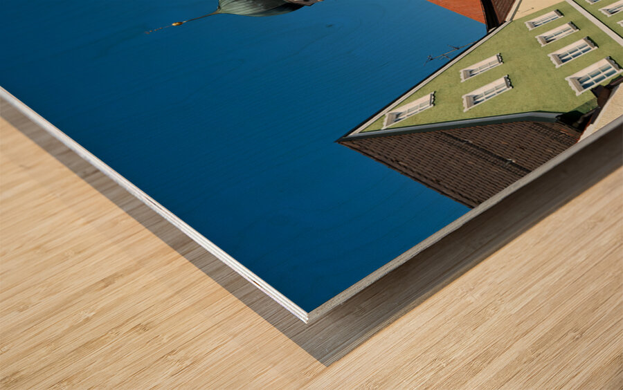 Germany Bavaria Romantic Road. Schongau. Mariae Himmelfahrt church Wood print