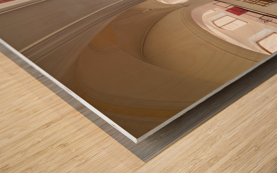 Germany Bavaria Romantic Road. Augsburg. St. Annes Church Wood print