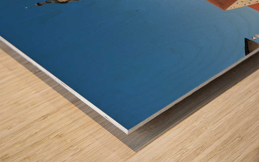 Germany Bavaria Romantic Road. The centre of Nordlingen Wood print