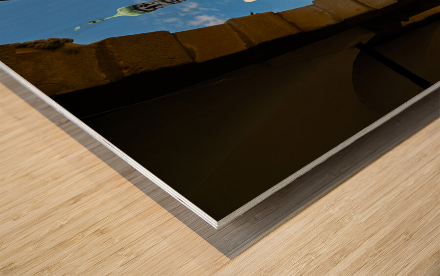 Germany Bavaria Romantic Road. Rothenburg ob der Tauber. Market Square. marktplatz Wood print