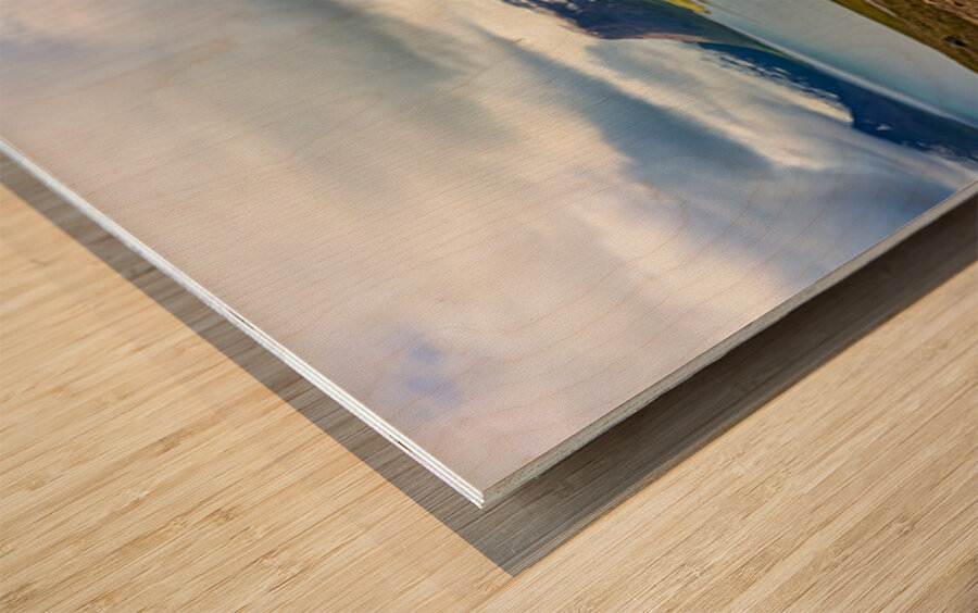 Trod scenic lookout. Westfjords. Iceland Wood print