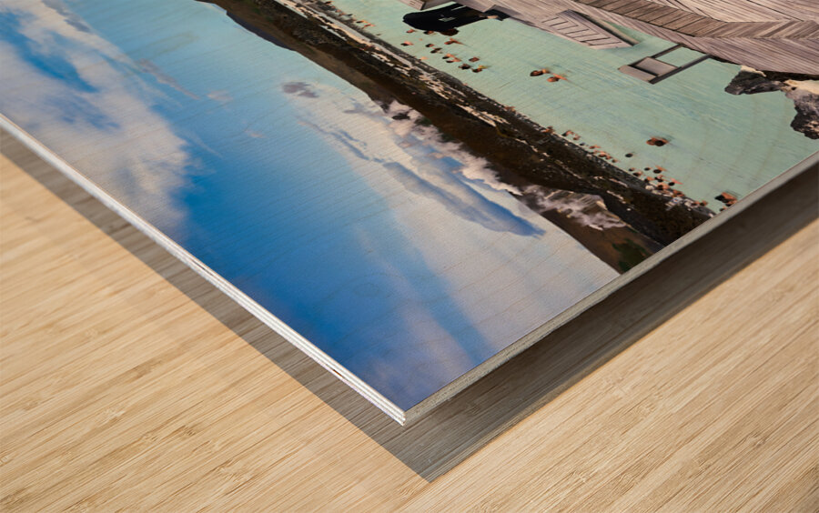 Blue Lagoon SPA. Iceland Wood print