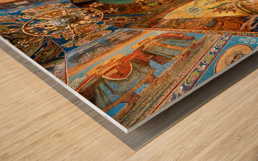 St. Petersburg Russia. Church of the savior on the spilled blood Wood print