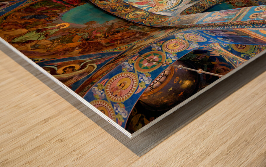 St. Petersburg Russia. Church of the savior on the spilled blood Wood print