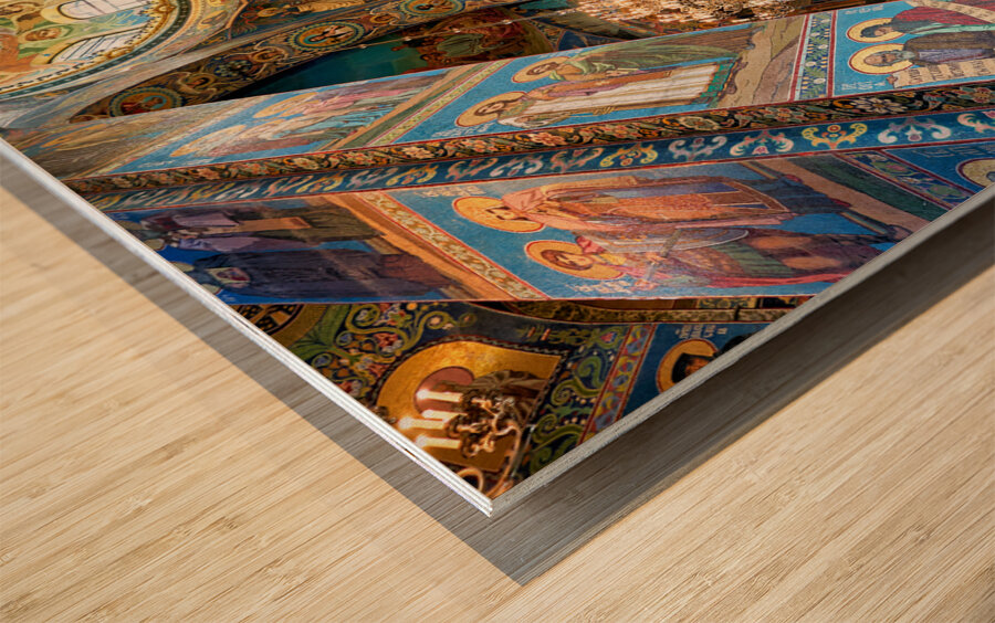 St. Petersburg Russia. Church of the savior on the spilled blood Wood print