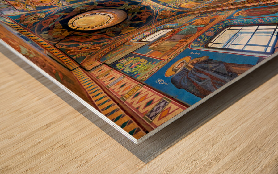 St. Petersburg Russia. Church of the savior on the spilled blood Wood print