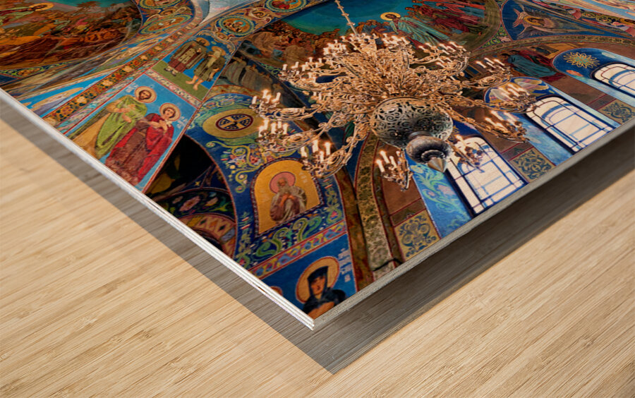 St. Petersburg Russia. Church of the savior on the spilled blood Wood print